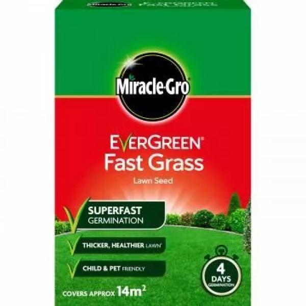 Evergreen Fast Grass Lawn Seed (covers 14m2)
